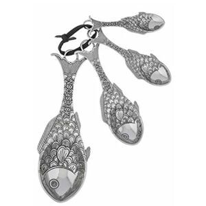 Ganz Silver Fish Measuring Spoons
